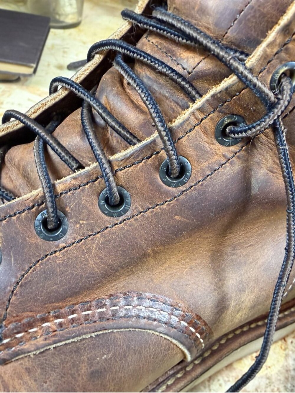 Red Wing Heritage 1907 Classic Moc Boots | Copper Rough & Tough | Men's 11.5 D - Picture 11 of 16